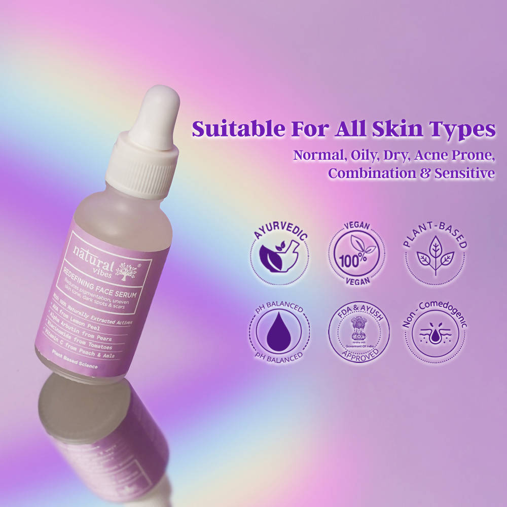 Natural Vibes Redefining Face Serum - Distacart