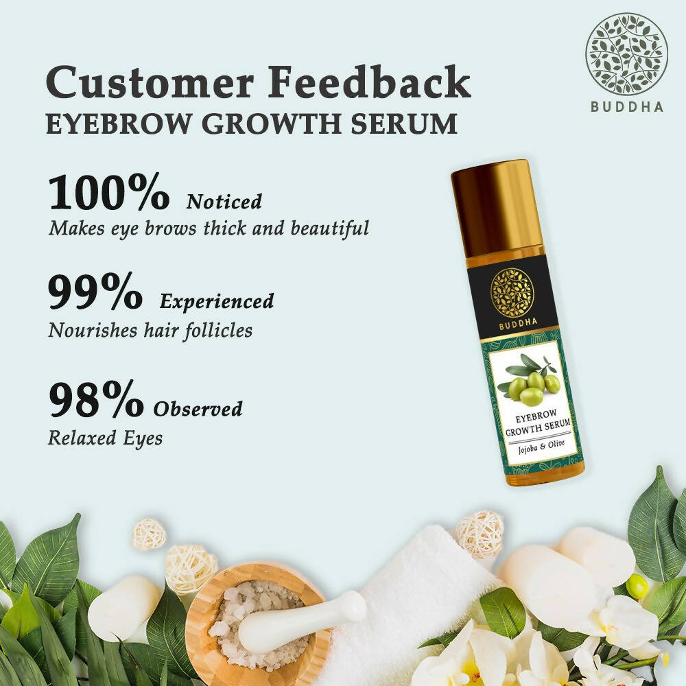 Buddha Natural Eyebrow Growth Serum Oil - Distacart