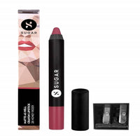 Thumbnail for Sugar Matte As Hell Crayon Lipstick - Honey Rider (Deep Peach Pink) - Distacart