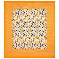 Thumbnail for Vamika Printed Cotton Yellow Bedsheet With Multicolor Pillow Covers (LEOC_CHKM_Y) - Distacart