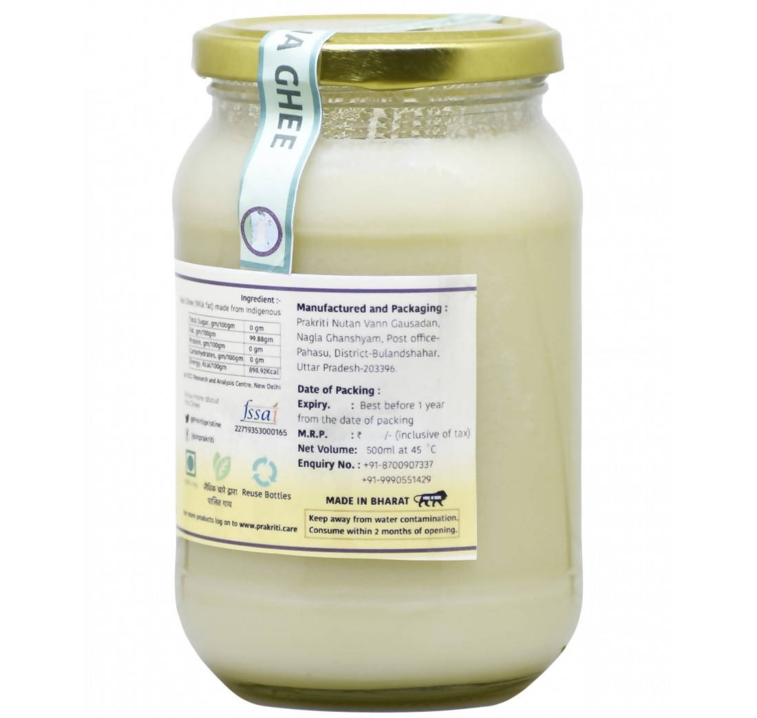 Prakriti Desi Cow Bilona Ghee - Distacart