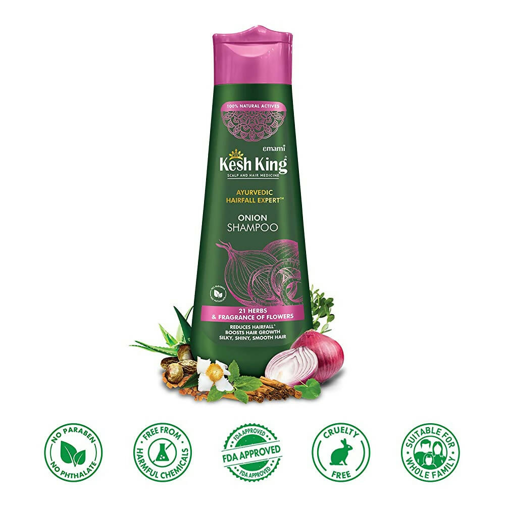 Kesh King Ayurvedic Onion Shampoo - Distacart