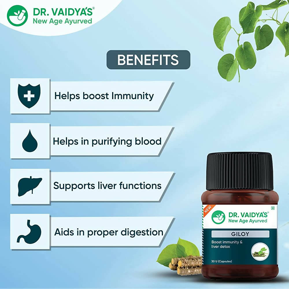 Dr. Vaidya's Giloy Capsules - Distacart