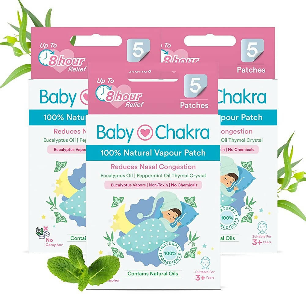 BabyChakra 100% Natural Vapour Patches for Babies - Distacart