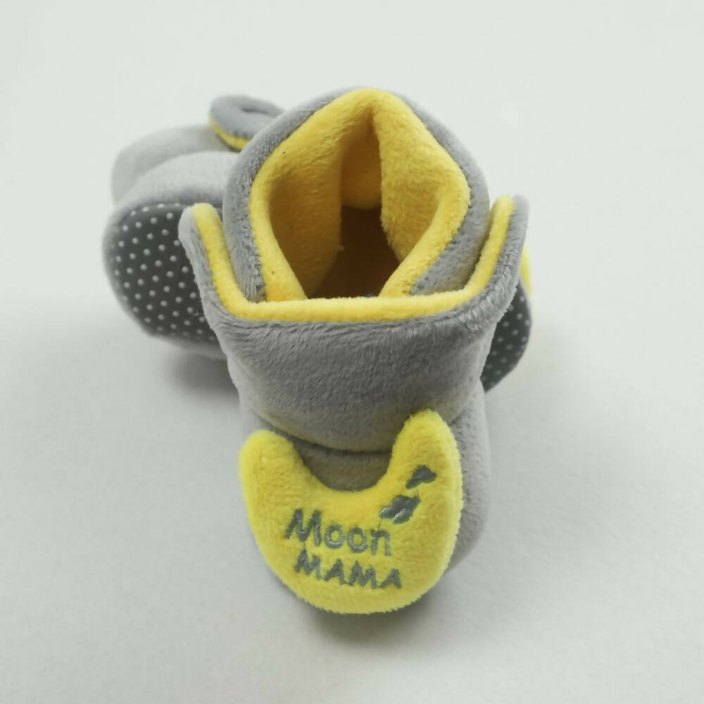 Tiny Bugs For Boys & Girls Baby Winter Booties - Grey - Distacart