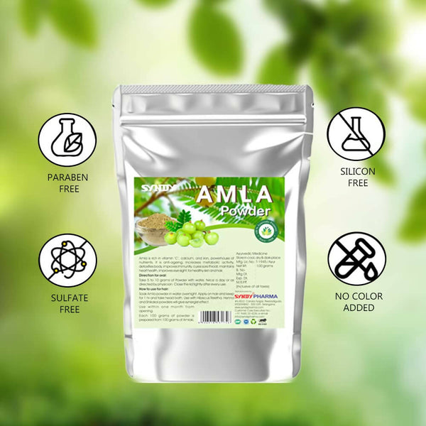 Syndy Pharma Amla Powder (Indian Gooseberry) - Distacart
