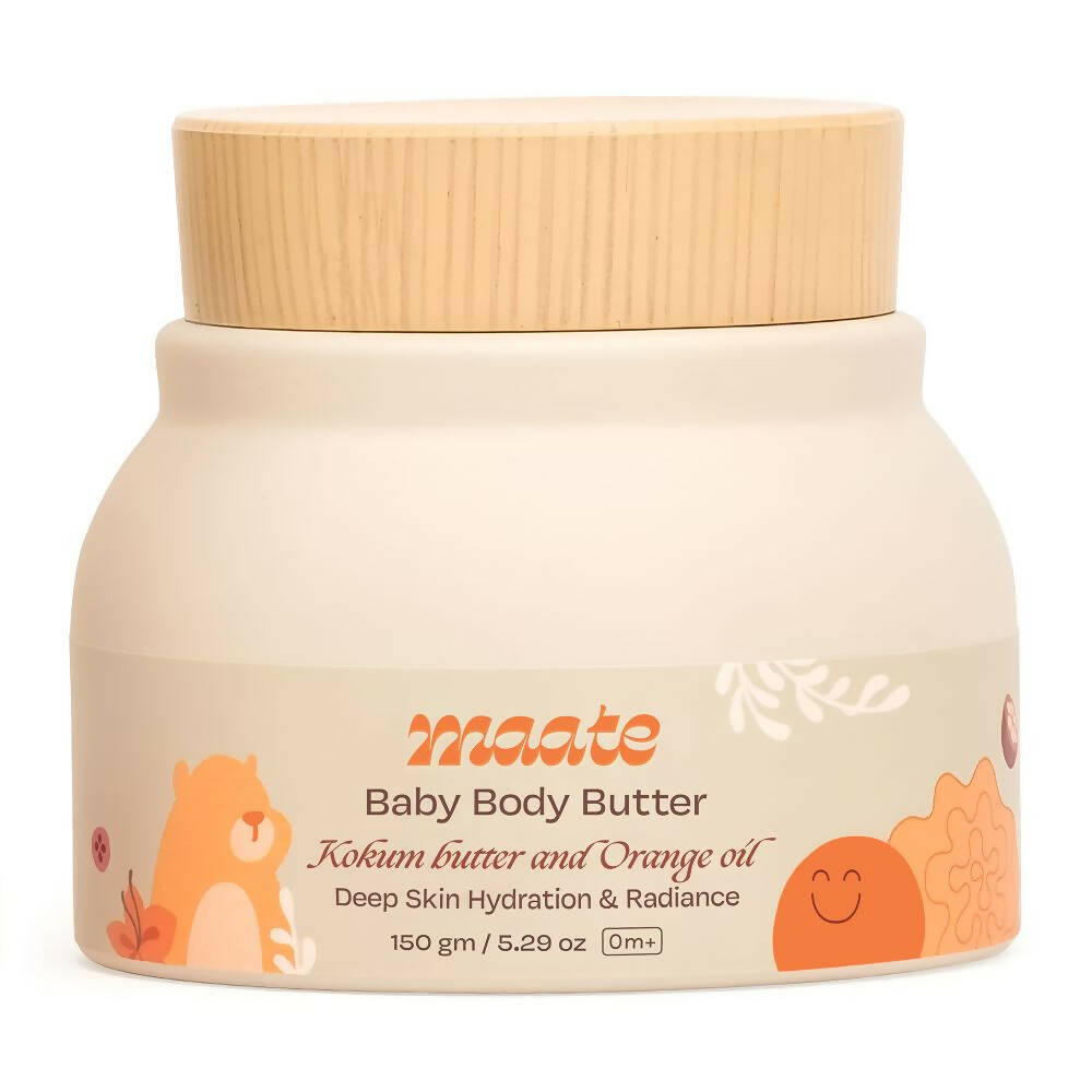 Maate Baby Body Butter Enriched with Pure Kokum Butter and Saffron Oil - Distacart