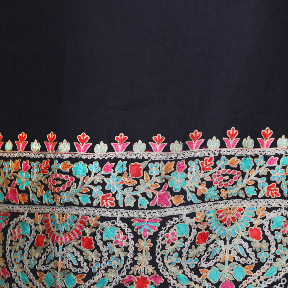 Nizalia Cashmere Fine Wool Paper Mache Shawl