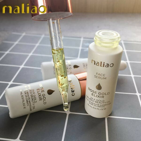 Maliao Professional Face Serum Rose Gold Elixer - Distacart