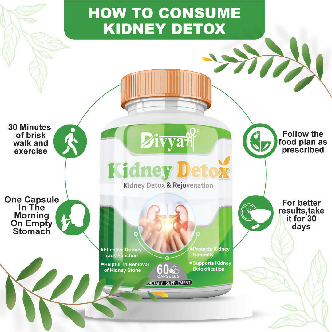 Divya Shree Kidney Detox Capsules - Distacart