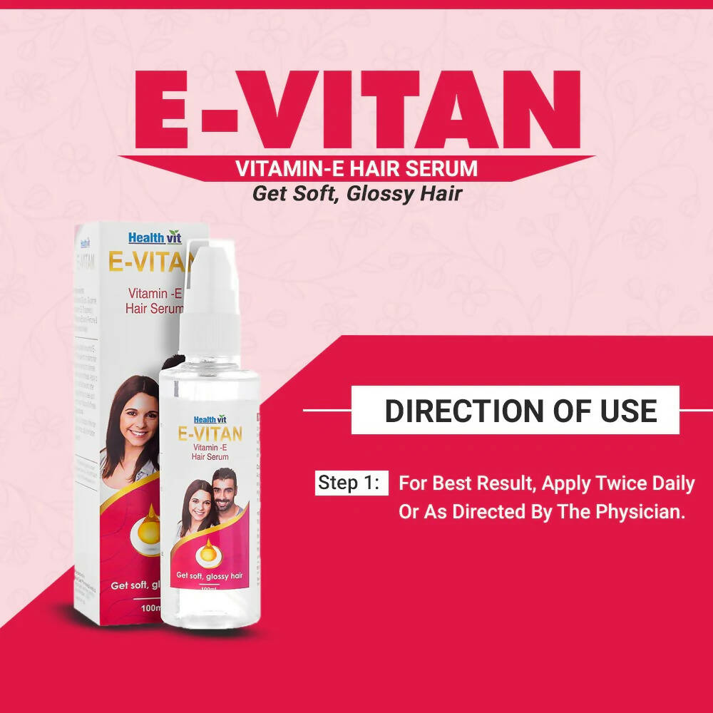 Healthvit E-Vitan Vitamin E Oil Hair Serum - Distacart