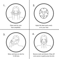 Thumbnail for Detoxie Calming & Instant Glow Organic Serum Sheet Mask - Distacart