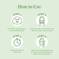 Thumbnail for PureSense Nourishing Sheet Mask with Aloe Vera & Cucumber - Distacart