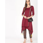 Thumbnail for Cheera Front Painal Design With Tashal A-Line Kurta