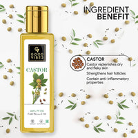 Thumbnail for Good Vibes Castor 100% Pure Cold Pressed Oil For Hair & Skin