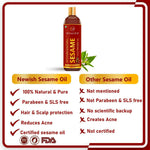 Thumbnail for Newish Cold Pressed Sesame Oil For Hair & Skin - Distacart