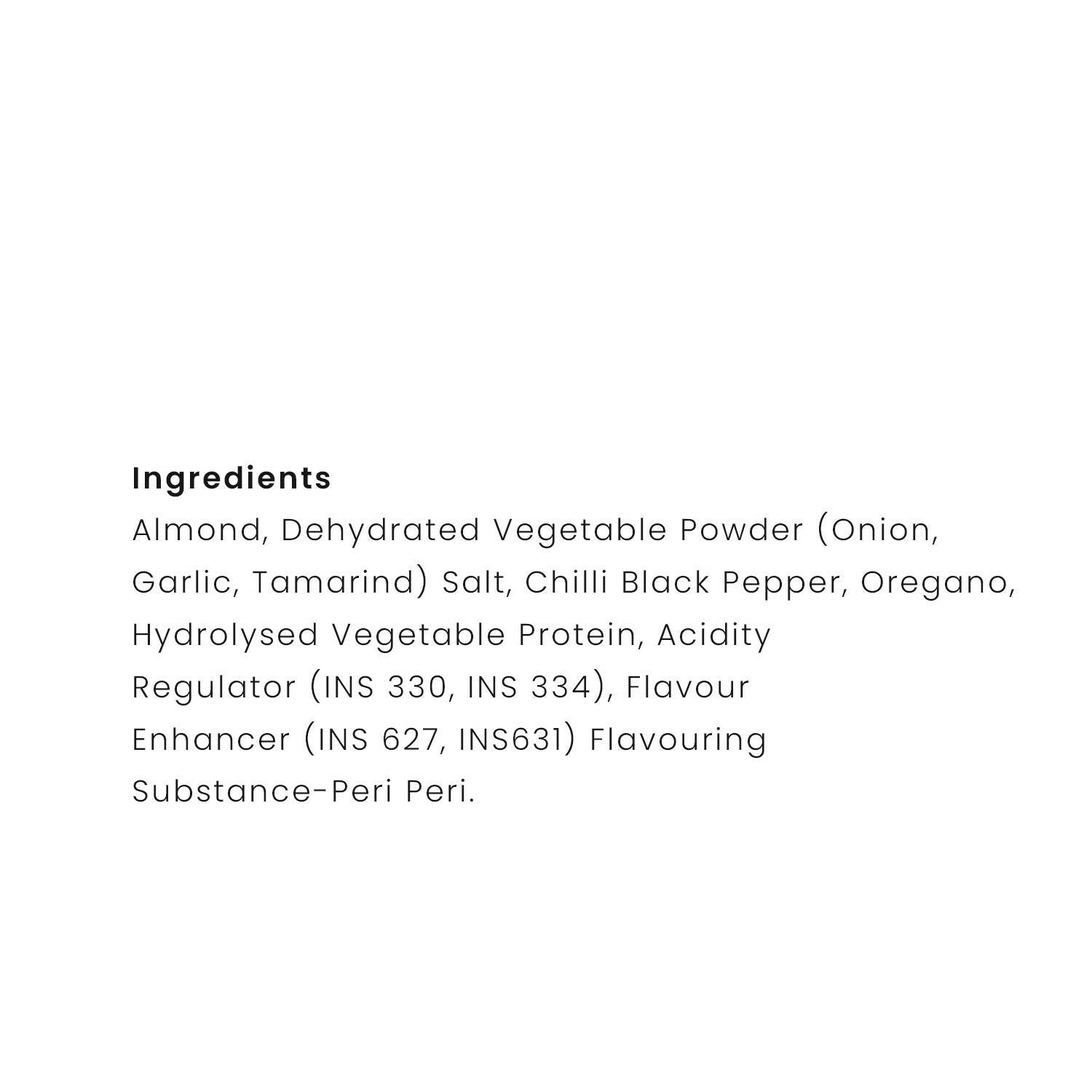 Dibha - Honest Snacking Peri Peri Almonds - Distacart
