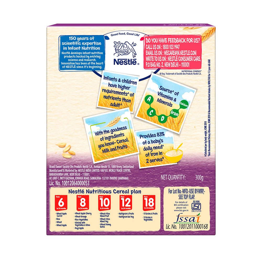 Nestle Cerelac Baby Cereal with Milk, 5 Grains & Fruits – From 18 to 24 Months - Distacart