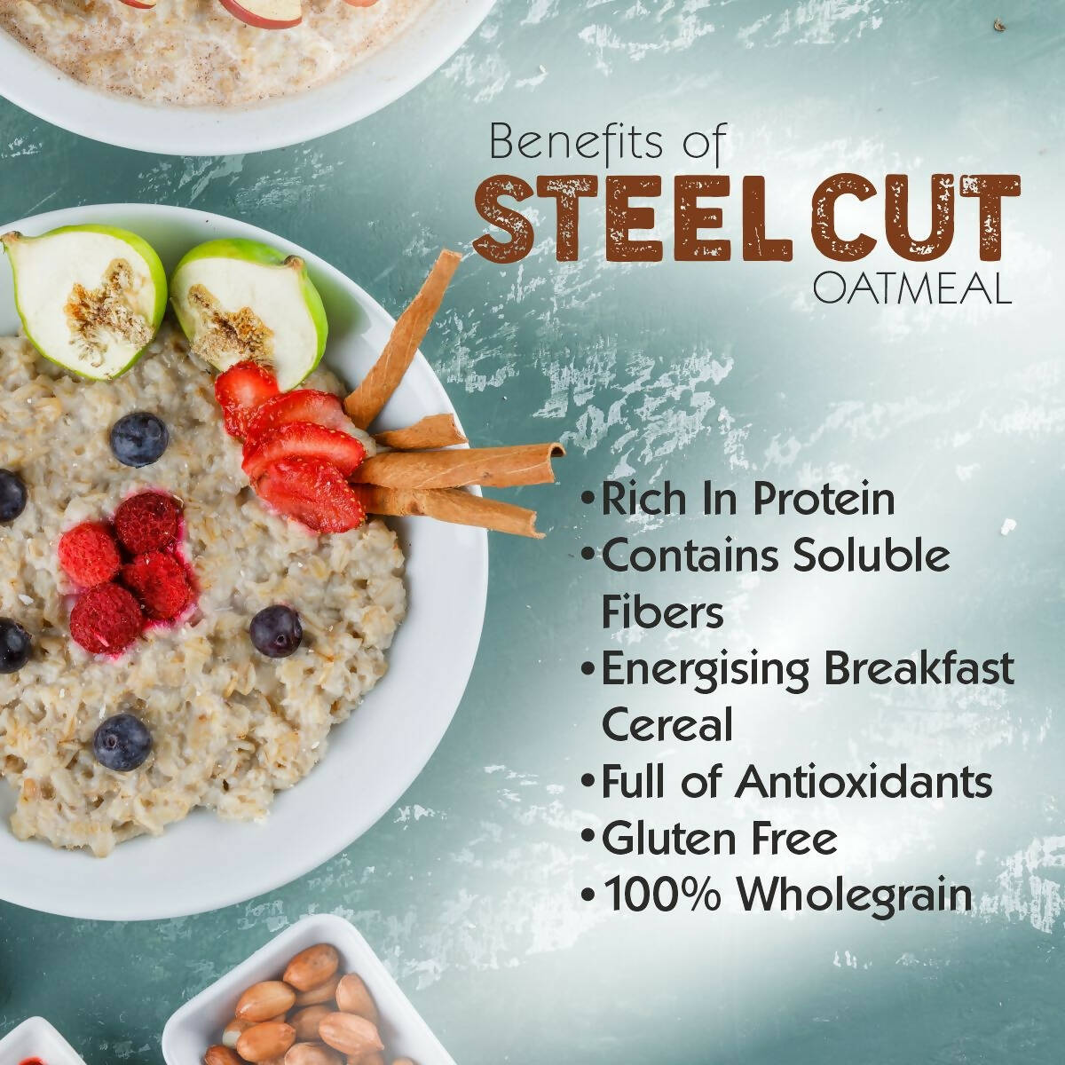 Nutriorg Gluten Free Raw Steelcut Oats - Distacart