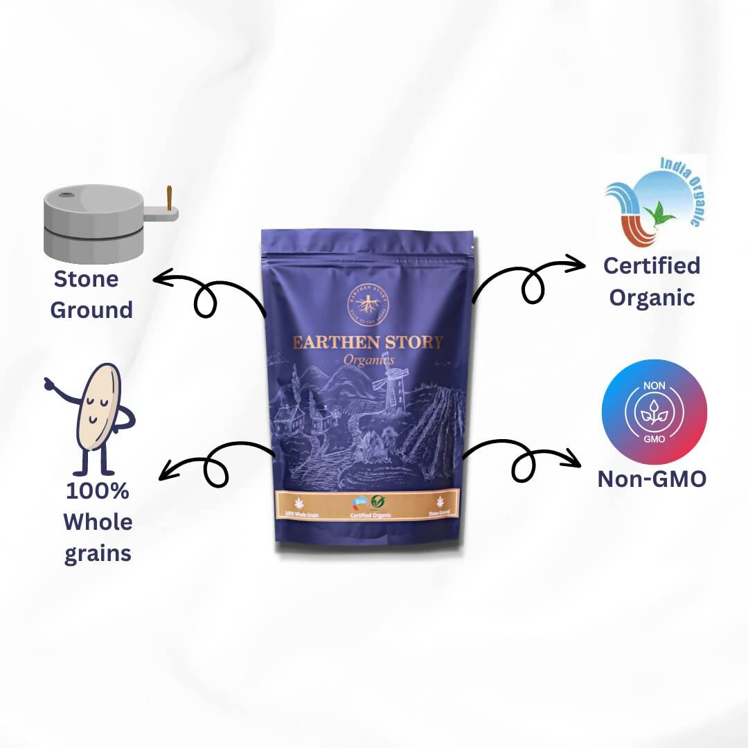 Earthen Story Certified Organic Jowar Flour - Distacart