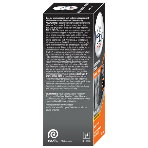Veet Hair Removal Cream for Men - Normal Skin - Distacart