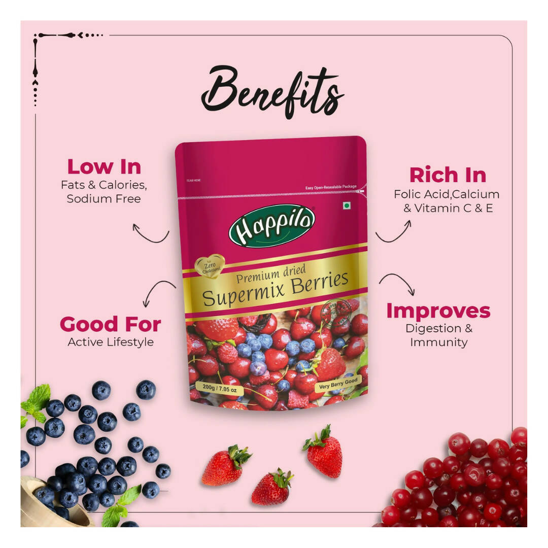 Happilo Healthy & Sweet Premium Dried Berries Mix - Distacart