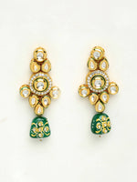 Thumbnail for Kundan Earrings - Ruby Raang - Distacart