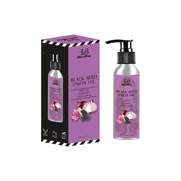House Of Beauty Black Seed Onion Oil with Hibiscus Hair Oil - Distacart