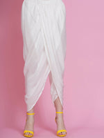 Thumbnail for Women Republic Peach Rayon Embroidered Kurta With Mirror Work And Tulip Pants - Distacart