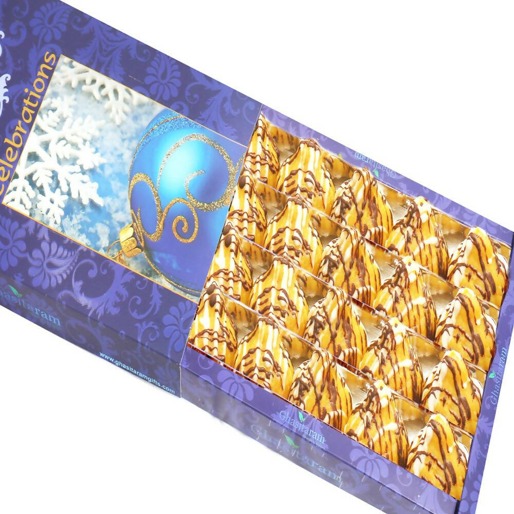 Ghasitaram Kaju Kesar Chocolate Delight Modaks - Distacart