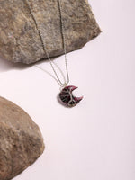Thumbnail for Women's Silver-Toned Purple Silver-Plated Handcrafted Chain - Ruby Raang - Distacart