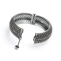 Thumbnail for Mominos Fashion Kamal Johar Silver-Plated Screw Type Handcraft Bracelet