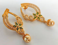 Thumbnail for Green CZ Danglers - Distacart