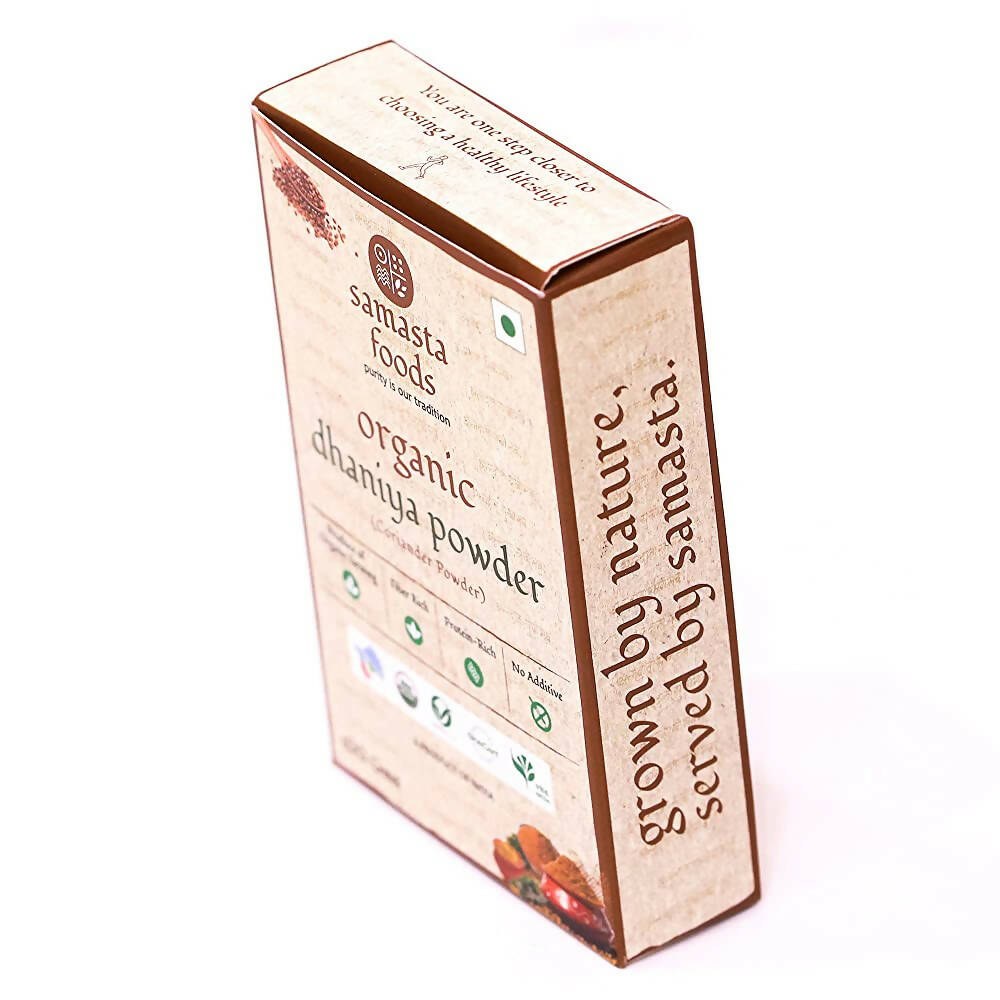 Samasta Foods Organic Dhaniya (Coriander) Powder - Distacart