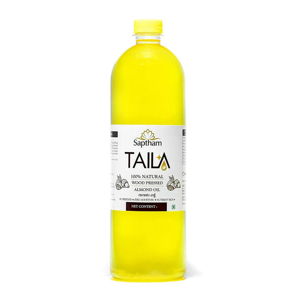 Saptham Taila 100% Wood Pressed Almond Oil - Distacart