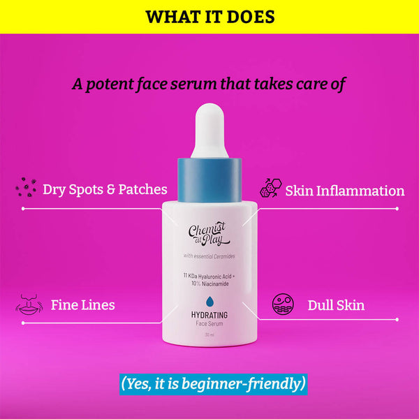 Chemist At Play Hydrating Face Serum - Distacart