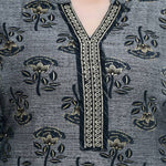 Thumbnail for Lagi Women's Black Rayon Straight Printed Kurta & Palazzo (MRP102)