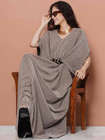 Thumbnail for Women Republic Hand Embellished Golden Gown - Distacart