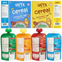Thumbnail for Happa Organic Baby Food, Fruit Puree and Cereal Combo - Distacart