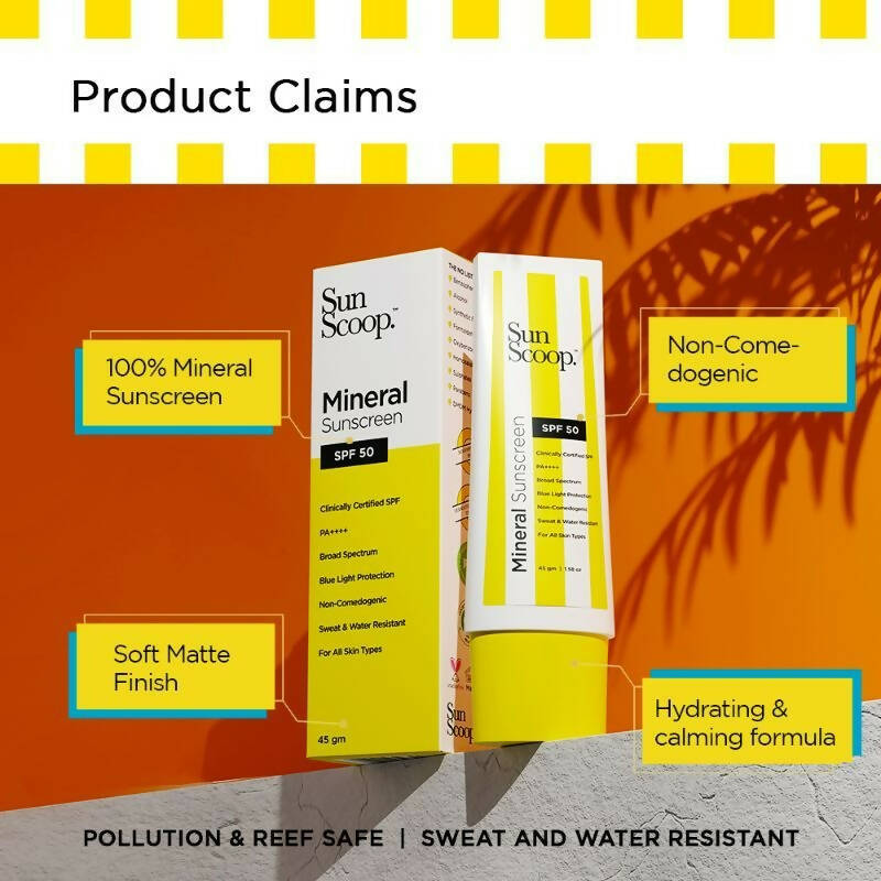 Sun Scoop Mineral Sunscreen SPF 50 - Distacart