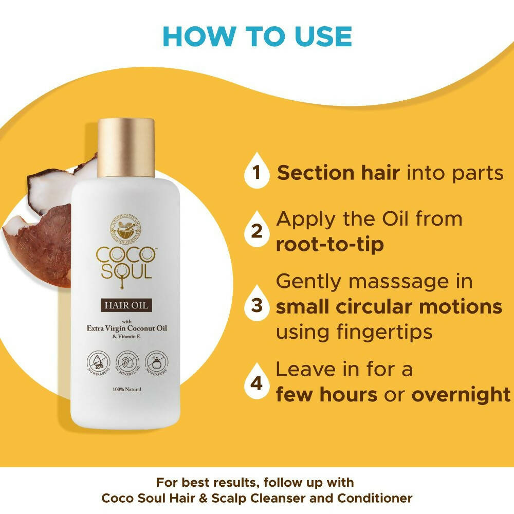 Coco Soul Extra Virgin Coconut Hair Oil - Distacart