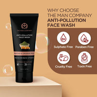 Thumbnail for The Man Company Anti-Pollution Face Wash - Distacart