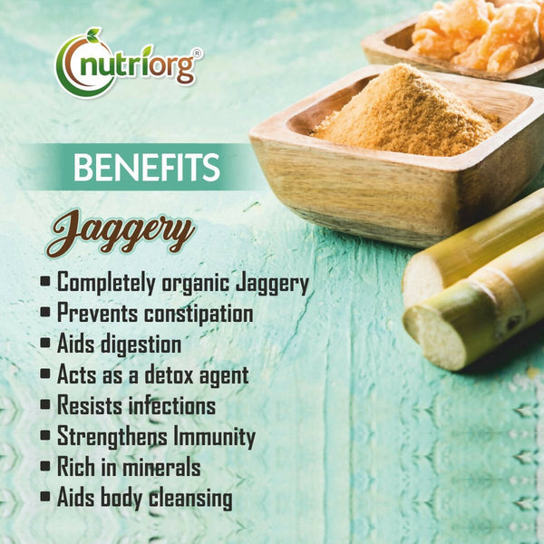Nutriorg Certified Organic Jaggery Powder - Distacart