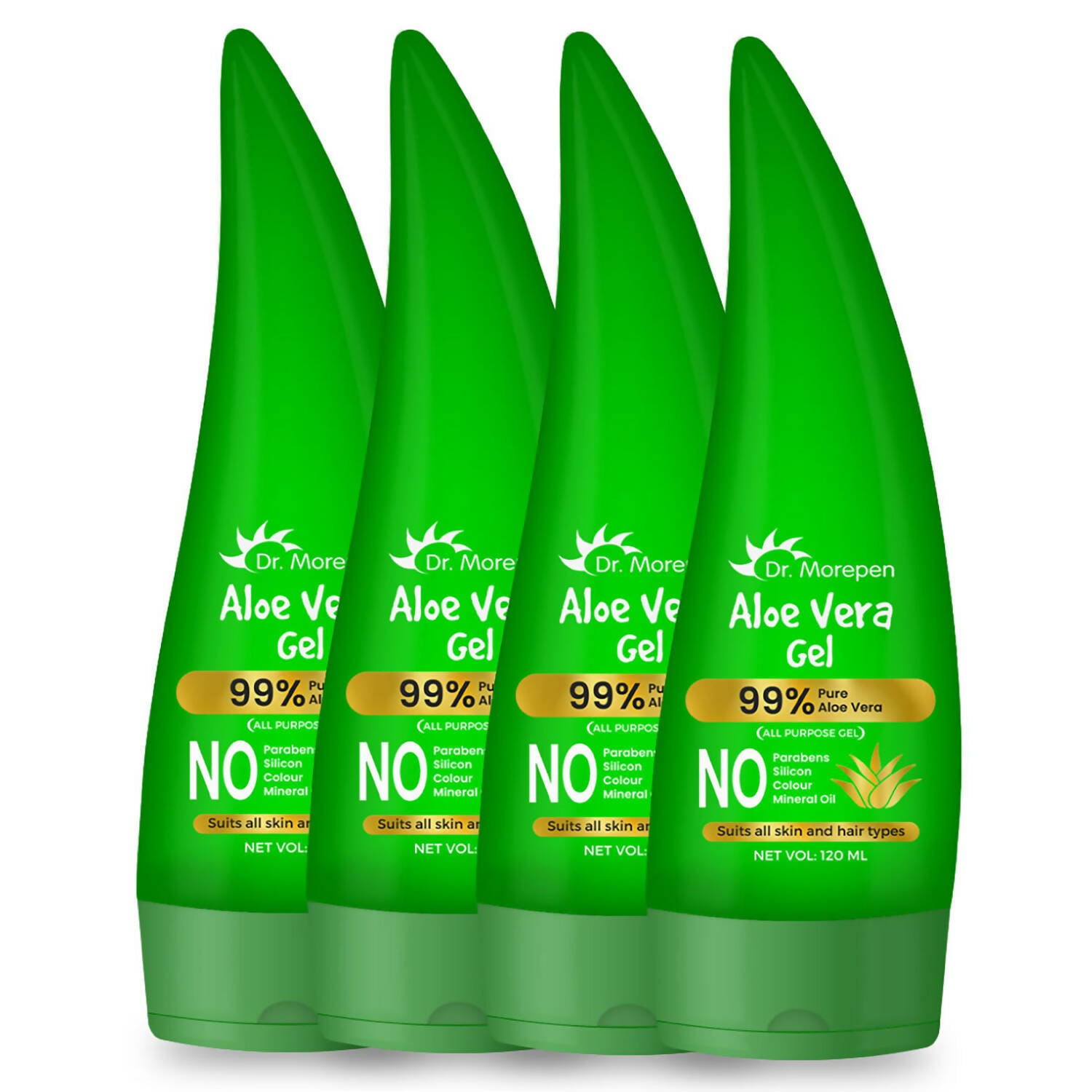 Dr. Morepen 99% Pure Aloe Vera Gel for Glowing Skin & Healthy Hair - Distacart