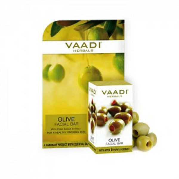 Vaadi Herbals Olive Facial Bar - Distacart