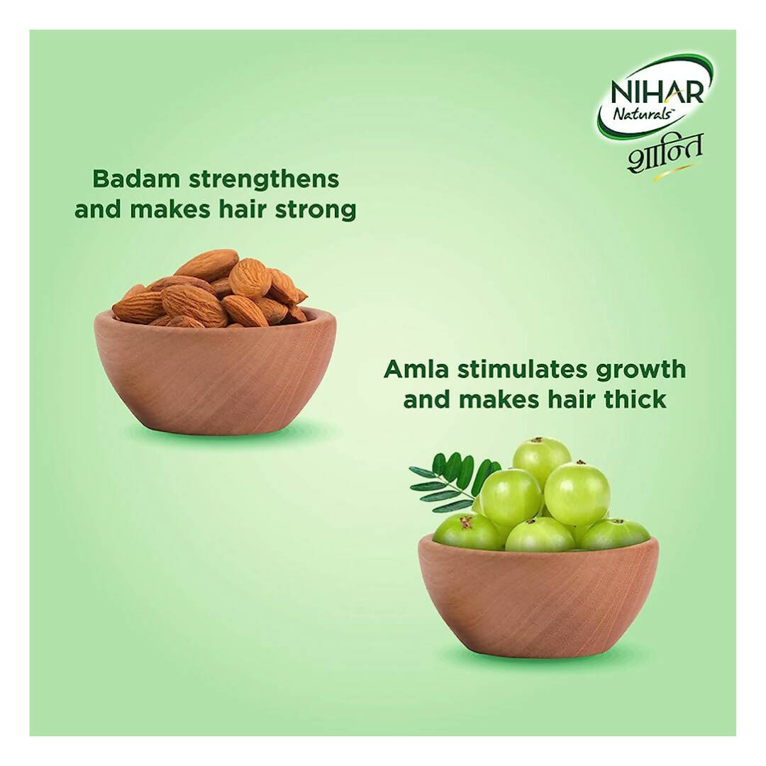 Nihar Shanti Amla Badam Hair Oil - Distacart
