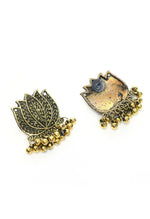 Thumbnail for Mominos Fashion Johar Kamal Gold-Plated Brass Finish Lotus Design Choker For Women - Distacart