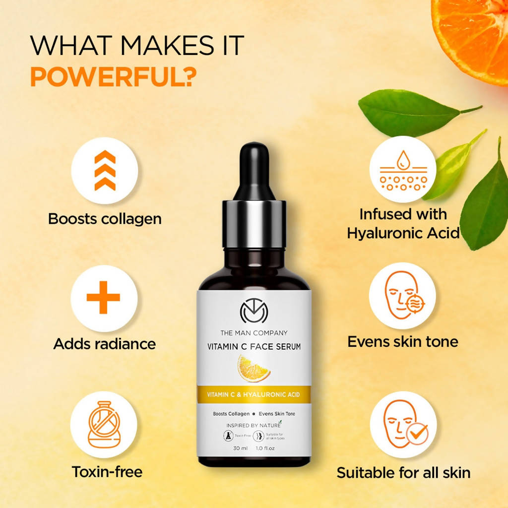 The Man Company Vitamin C Face Serum - Distacart