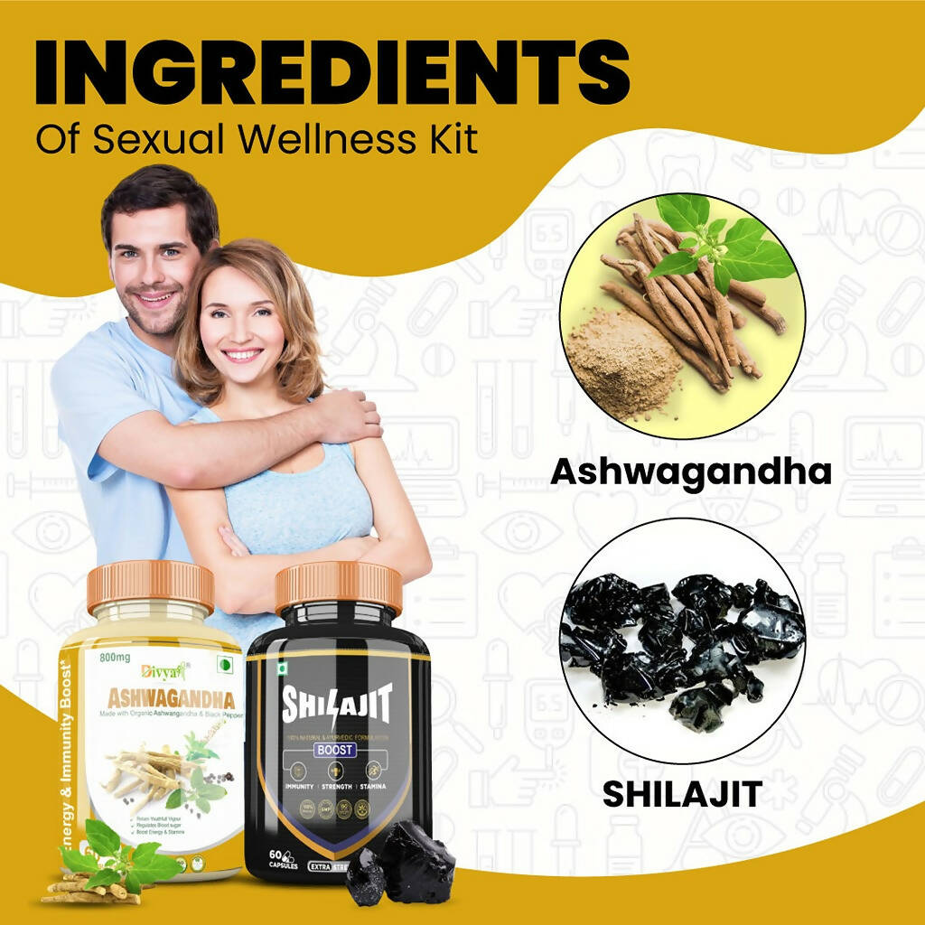 Divya Shree SJ Capsule and Ashwagnadha Capsule Combo - Distacart