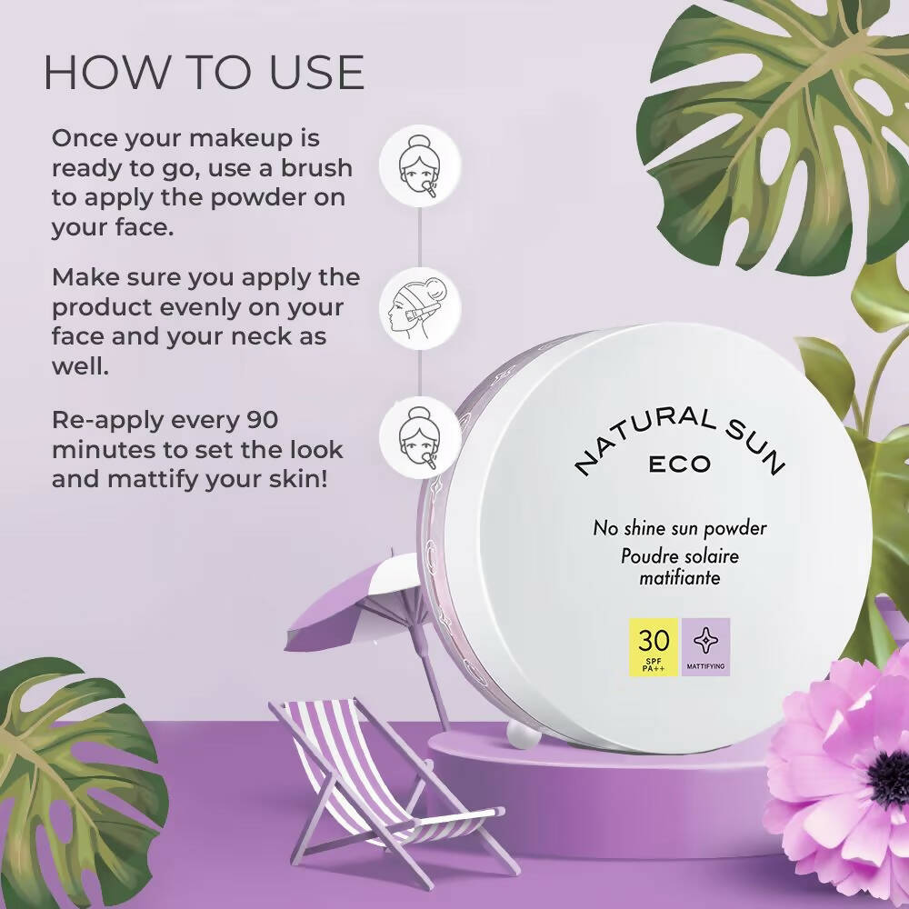 The Face Shop Natural Sun Eco No Shine Sun Powder SPF 30 - Distacart